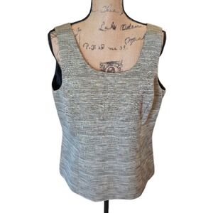 Kasper Women's Size 14 Sleeveless Textured Sheath Tank Top